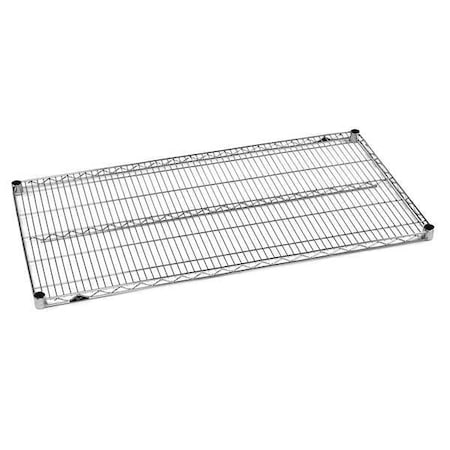 METRO Wire Shelf, 24"D x 48"W, Silver 2448NS