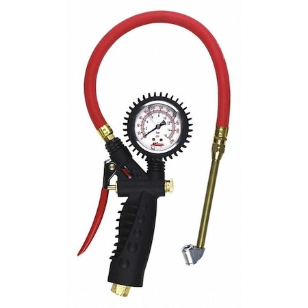 MILTON Inflator Gauge, Analog, Dual Foot Chuck S-576A