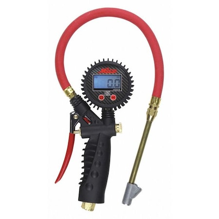 MILTON Inflator Gauge, Digitl, Straight Dual Chck S-577D