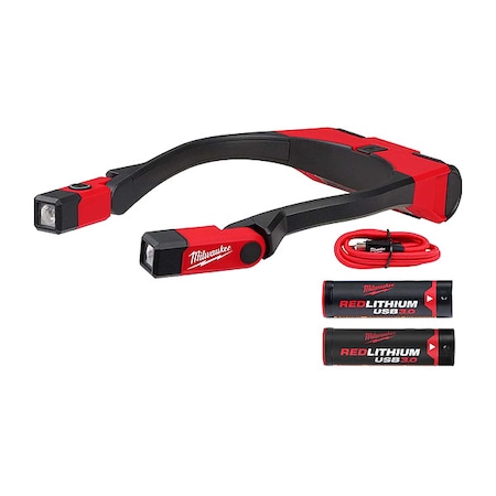 Milwaukee Tool USB 400L Neck Light + 3.0 Battery 2117-21, 48-11-2131
