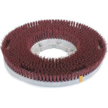 Carlisle Foodservice 14" Red Rotary Grit Brush 361400G22-5N
