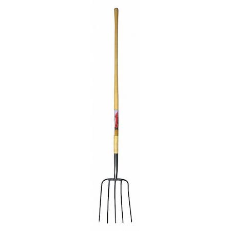 Corona Tools Manure Fork, 5 Tine, 54" Ash Wood Handle FK 72005
