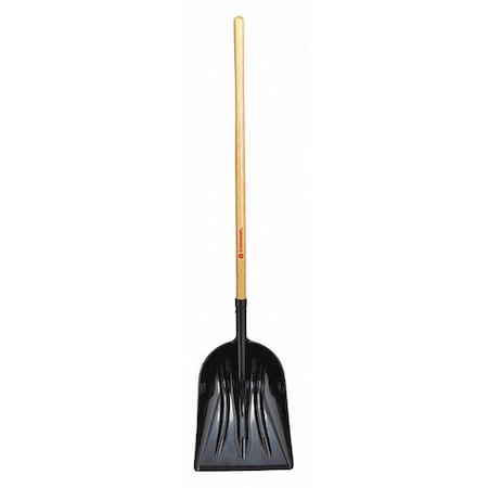Corona Tools Scoop Shovel, #12 Blade, Poly Blade, 48 in L Wood Handle SS 42001