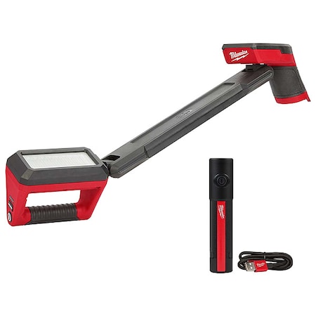 Milwaukee Tool M12 Underbody Light + Rechargeable 500L Everyday Carry Flashlight w/ Magnet 2126-20, 2011R