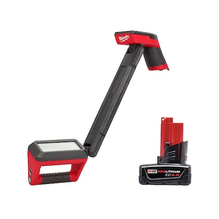 Milwaukee Tool Underbody Light Kit, LED, 1,200lm, (1)4.0Ah 2126-20, 48-11-2440