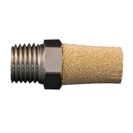 Milton Pneumatic Exhaust Muffler, 1/4" NPT S-1086-4