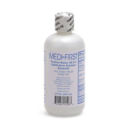 Medique Eye Wash, Bottle, 8 fl. oz. 21508