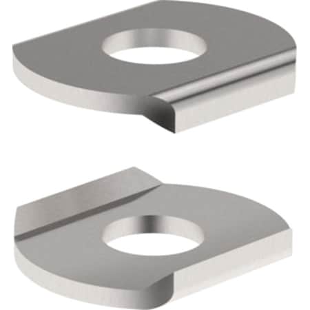 De-Sta-Co Flanged Washer, 5/8" L, Material Steel 102111-BLK