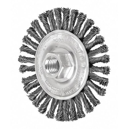 Pferd 4" COMBITWIST Stringer Bead Wheel - .020 CS Wire, 5/8-11 Thread 82391