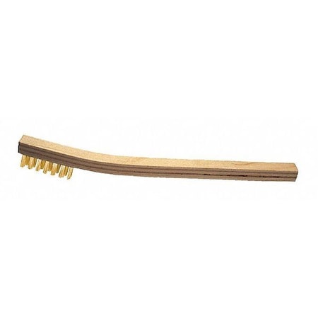 Pferd ToothBrush, Brass Wire, Wood, 3"x7 85056