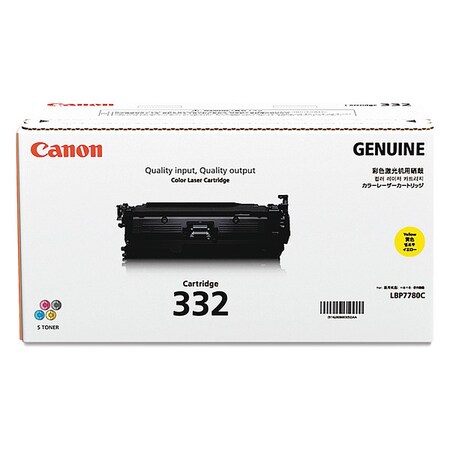 Canon Toner, 6260B012,332,6400 Page-Yield, Yllw 6260B012