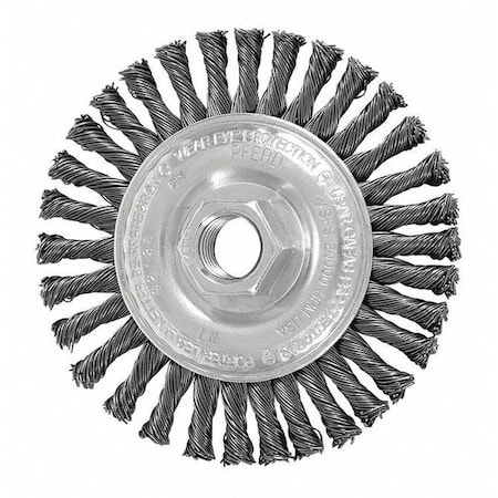 Pferd 4" Stringer Bead Wheel - .020 CS Wire, 5/8-11 Thread 82186