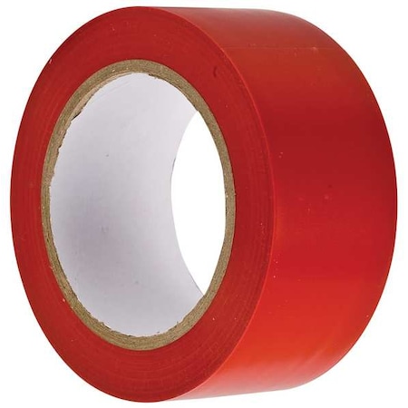 Brady Marking Tape, 2" Size, Red 58201