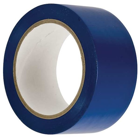 Brady Marking Tape, vinyl, No legend, Blue, 2" W., 0.004" Thickness 58220