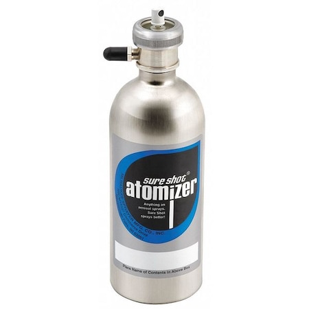 Sure Shot Sprayer, Plated, Aluminum, 200 psi, 16 oz. B8100CB