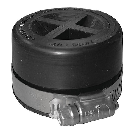 Jones Stephens PVC Flexible Test Cap, 2" Pipe Size T32002