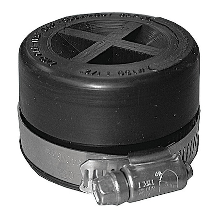 Jones Stephens PVC Flexible PVC Test Cap, 4" Pipe Size T32004