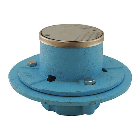 Jones Stephens Round Shower Floor Drain Gasket, stainless steel, 2", No-Hub D64022