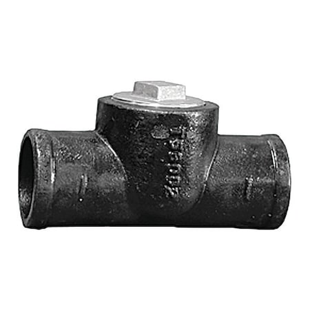 Jones Stephens Test Tee w/Southern Code Plug, 2" No Hub T56012