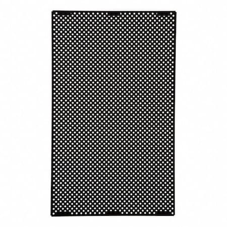 Rubbermaid Commercial Panels, Fits 50 gal/51 gal, Black, PK4 2182676