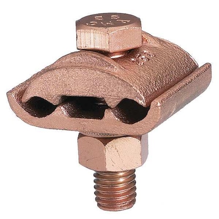 Burndy Ground Connector, 4AWG, 1.74In GC2626
