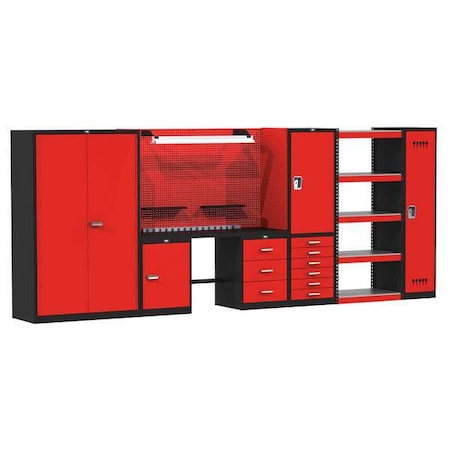 Hallowell Complete Modular Storage Unit, 168In, 12ga FKCOMPLETE-SM-S