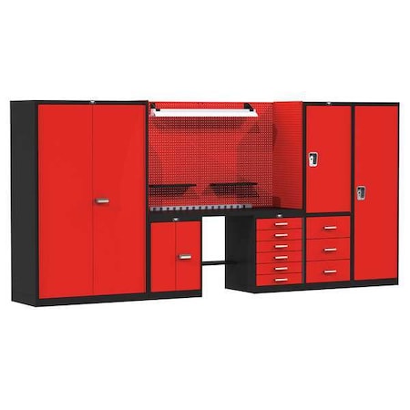 Hallowell Secure Modular Storage Unit, 168In, 12 ga. FKSECURESTOR-LG-S