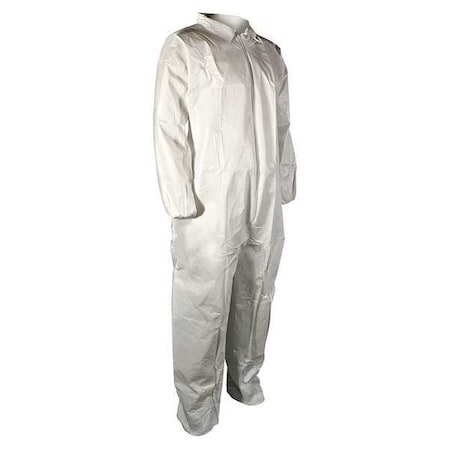 Cellucap Disposable Coverallss, Collared, 3XL, Polypropylene, Elastic Wrist, Elastic Ankle, Serged Seam 5740XXX