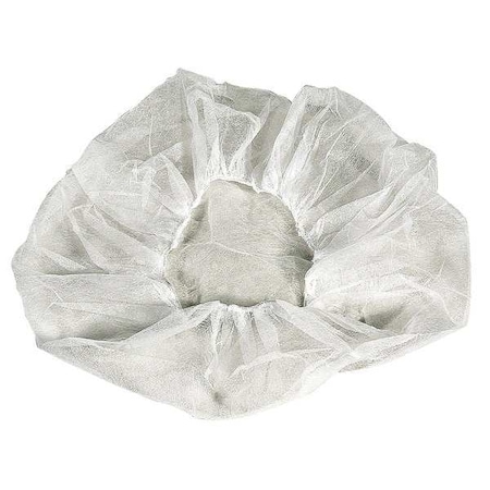 Cellucap Bouffant Cap, Polypropylene, 28 in Dia., White, XL, 1000 PK BIXX4HSWT
