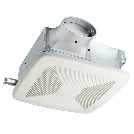 Broan-Nutone Ceiling or Wall Bathroom Fan, 80 cfm cfm, 4 in or 3 in Duct Dia., Energy Star Certified LP80