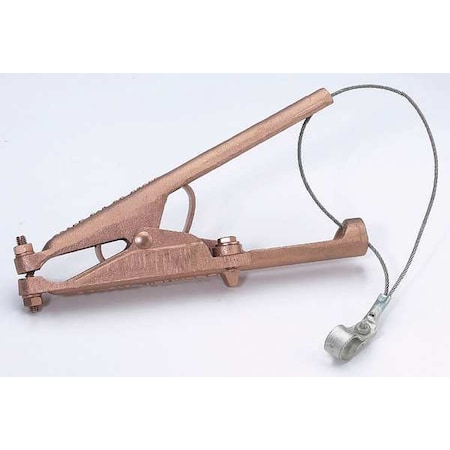 Burndy Static Discharge Clamp, 8.9In GIE4CG3