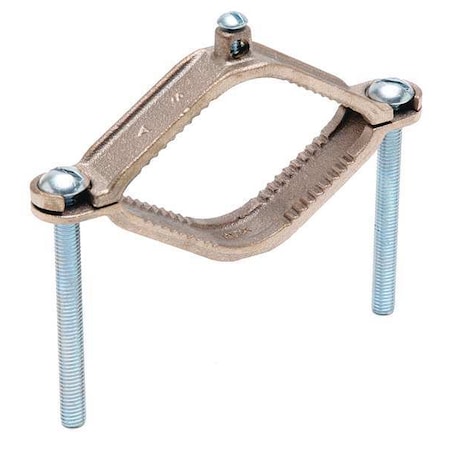 BURNDY Pipe Ground Clamp, 10AWG, 6.25In C4