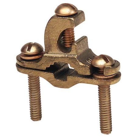 Burndy Pipe Ground Clamp, 10AWG, 2.28In C11K16D