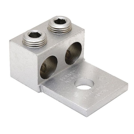 Burndy Mechanical Conn, Lug, 2/0 to 14 AWG, 2 Cond K2A26U | Zoro