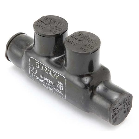 Burndy Insulated Multitap Connector, 4.63 In. L 1PBS350
