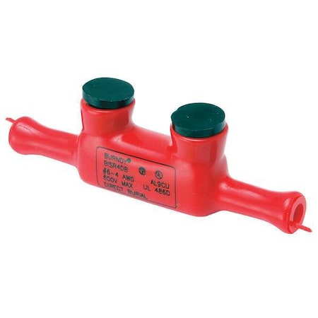 Burndy Insulated Multitap Connector, 4.30 In. L BISR4DB