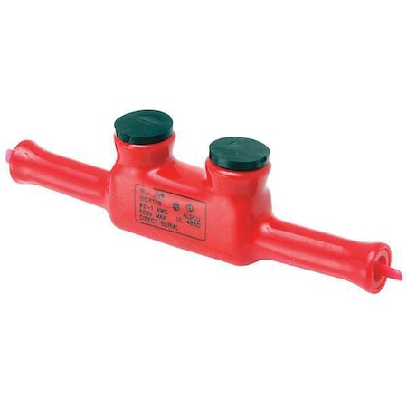 Burndy Insulated Multitap Connector, 6.30 In. W BISR1DB