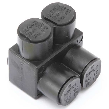 Burndy Insulated Multitap Connector, 2.13 In. L 1PL2502