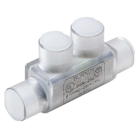 Burndy Insulated Multitap Connector, 4.01 In. L BISR250