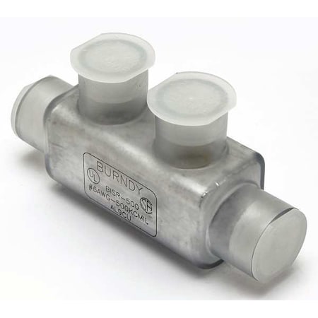 Burndy Insulated Multitap Connector, 5.00 In. L BISR500