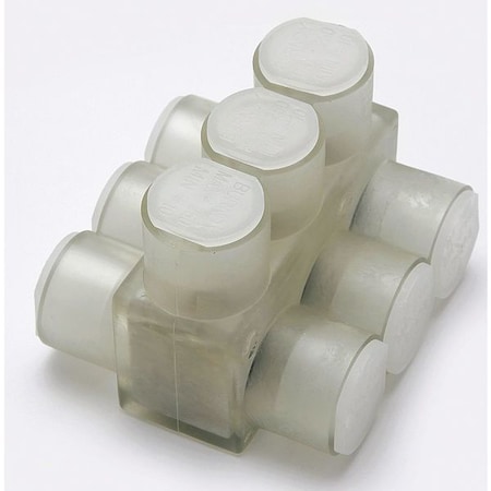 Burndy Insulated Multitap Connector, 1.51 In. L BIBD43