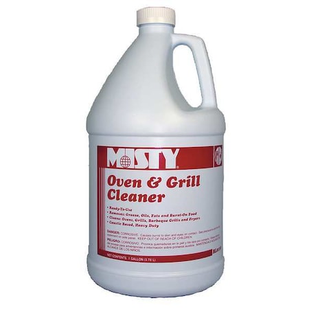 Misty Oven & Grill Cleaner, 1 gal., Lemon, PK4 1038695