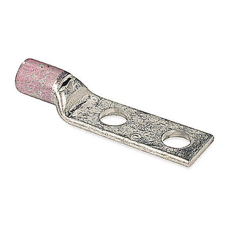 Abb Compress Lug, 1/0 Awg, L 2.88 In, Pink 54255