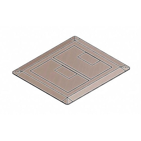 Carlon Box Cover, Floor Box Type, 2 Gang, Non-Metallic E9762C