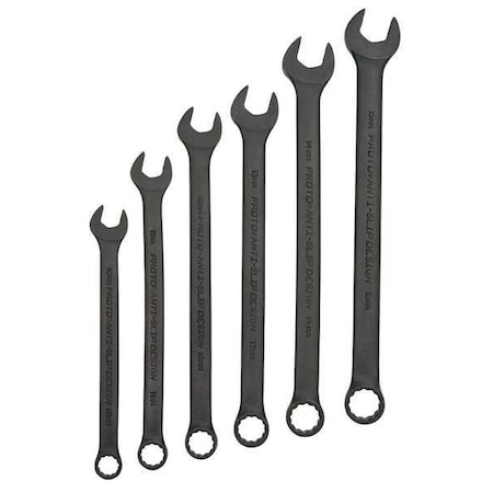 Proto Combination Wrench Set, Metric, 6 pcs. J1200MB6