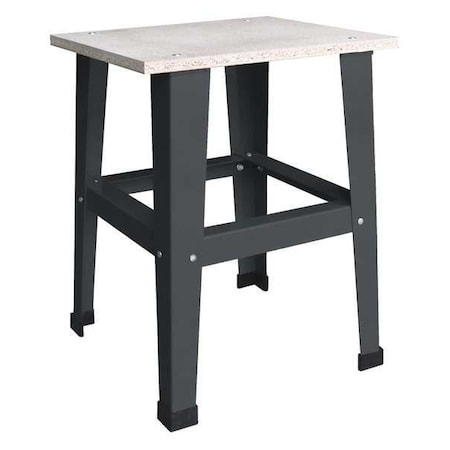 DAYTON Fixed Work Table, Particleboard, 19"W, 16"D 22DL79