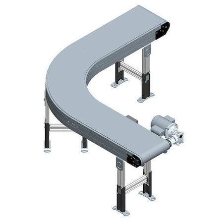 Dorner Modular Belt Curve Conveyor, 24 In W. 5300