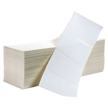 Zoro Select Printer Label, White, Labels/Roll: 3000 22D098