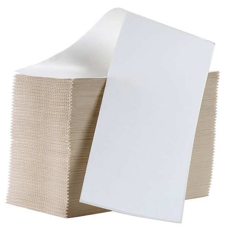 Zoro Select Printer Label, White, Labels/Roll: 1000 22D102