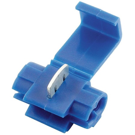 Power First Insulation-Displacement Wire Connector, 14 AWG Max, 1 Port, Blue, Polypropylene Insulation, 600 V 22EW62